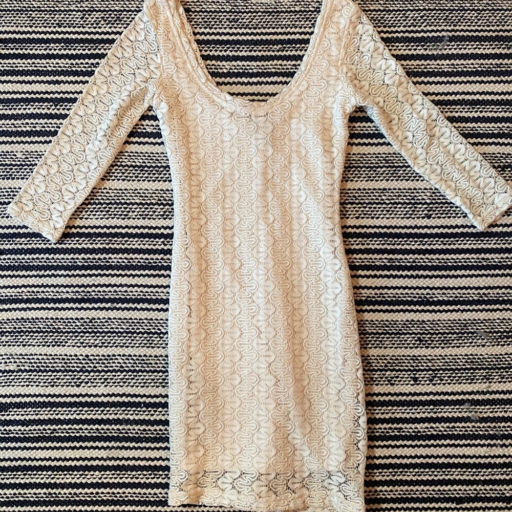 Lace mini dress